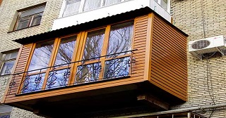 Внешняя отделка балкона Жигулёвск цена от 1058 руб. м/2.